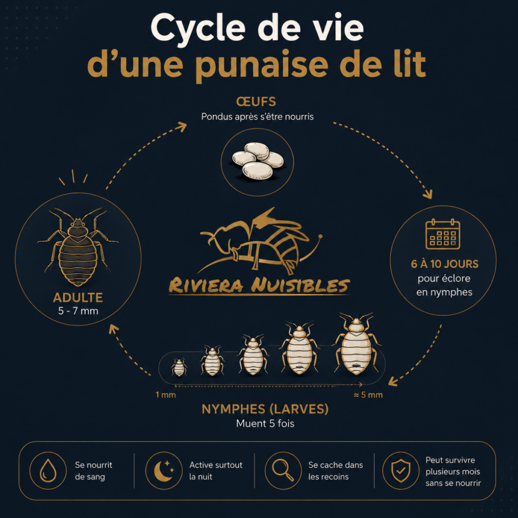 Punaise de lit à Ollioules - Traitement professionnel garanti
